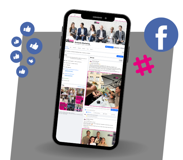 Leistung Facebook Smartphone mit ONETASTE Profil